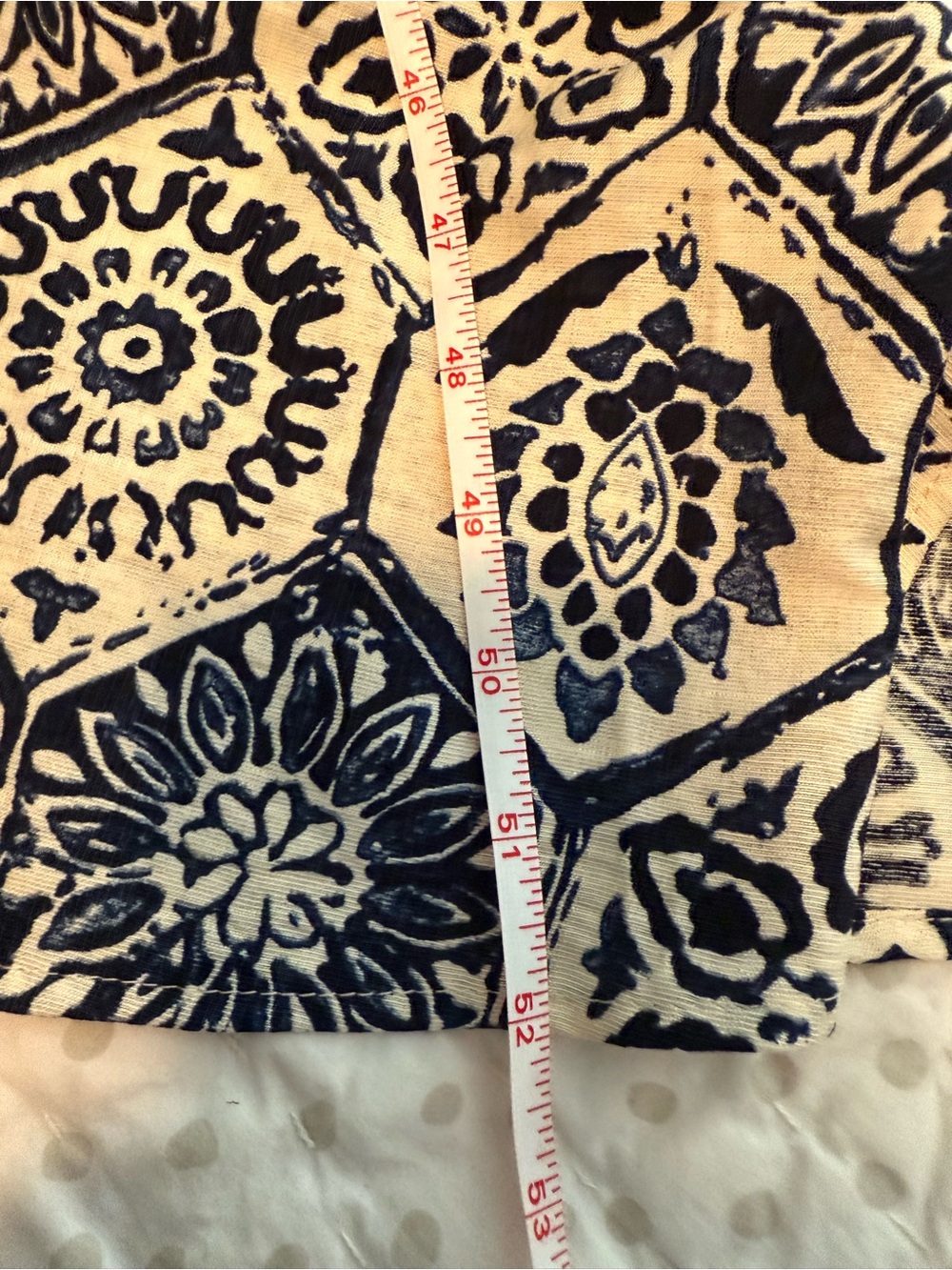 BloomChic Navy & White Geometric Print Dress with Tag - Picture 14 of 15